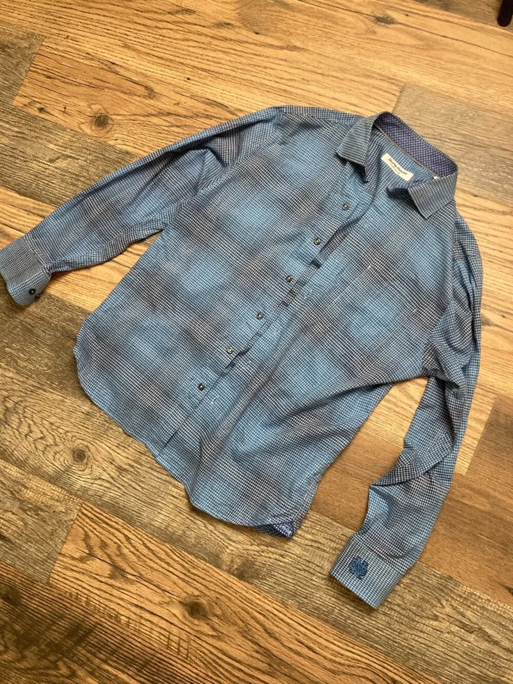Tommy Bahama , Long Sleeve Men's Shirt  , S/P , Pima Cotton